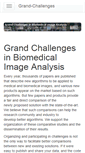 Mobile Screenshot of grand-challenge.org